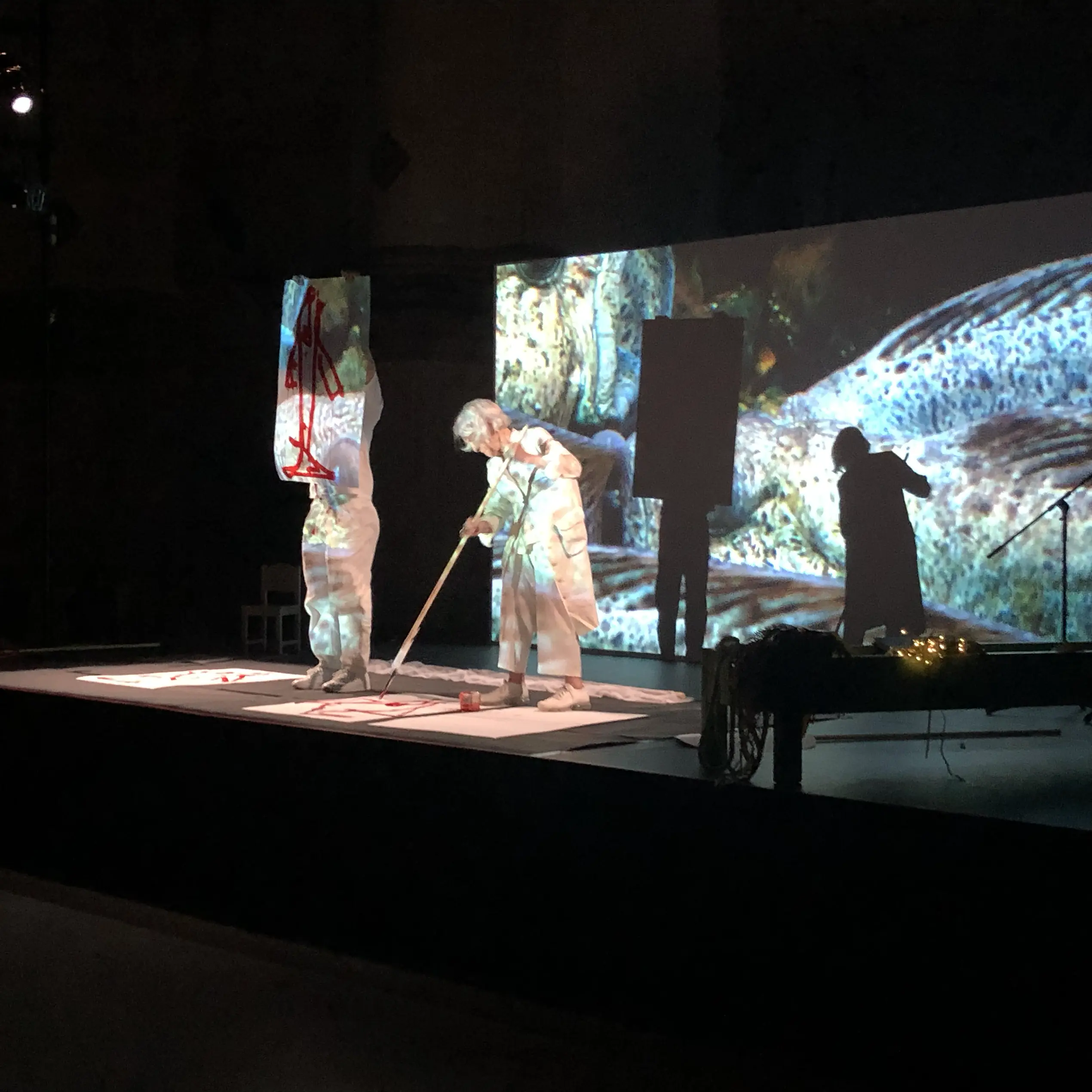 Joan Jonas Performance in Moving off the land
