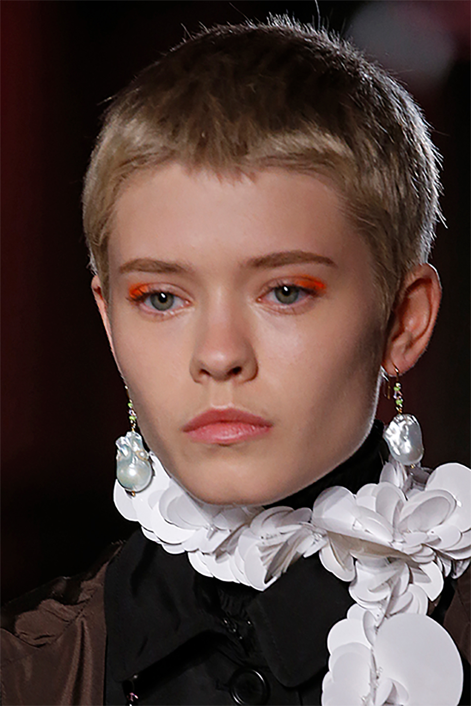 Haute Couture model close-up